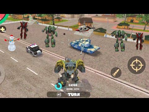 Rope Hero: Vice Town (BD 100 Machine Fight Police Robot Car) Fight on Corridor - Android Gameplay HD