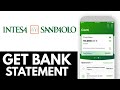 How To Get Intesa Sanpaolo Bank Statement Easiest Way