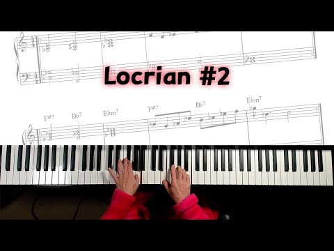 [Melodic Minor Mode] An Example of Locrian #2 - all 12 keys