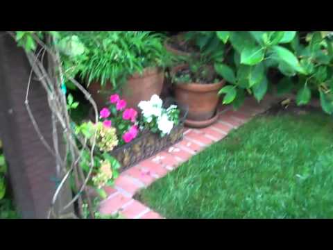 An arbor to match the garage