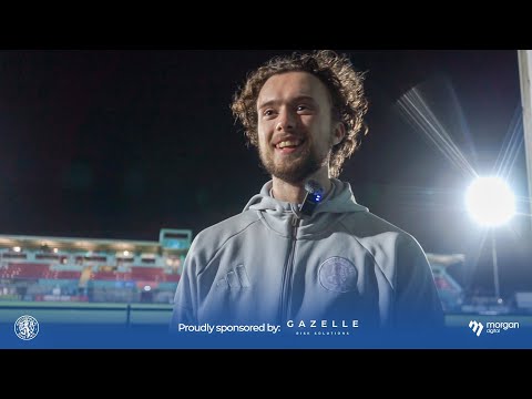 Luke Matheson after FA Trophy victory over South Shields 🗣️