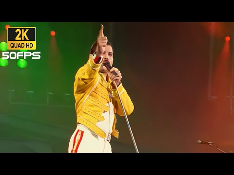 Queen - One Vision (Live at Wembley Stadium 1986) Freddie Cam + Real audio! HD 50fps