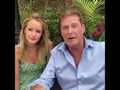 David Hasselhoff and Hayley Roberts Hasselhoff On There Chosen Charity