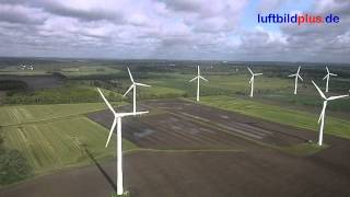 preview picture of video 'Windpark bei Spieka'