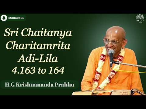C.C. Class Adi-Lila 4.163-164 | By H.G Krishnananda Prabhu | 19th Jan 2026