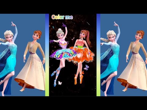 Frozen_ Glow Up Elsa Anna Into Ballet Actress - Disney Princesses Transformation