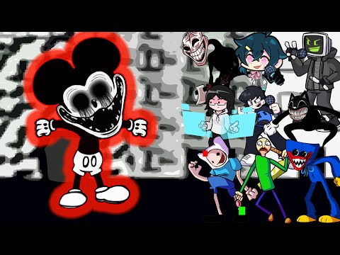 FNF Happy But Different Characters Sing It 🎵 (Everyone Sings Overhead) (NEW CHARACTERS)