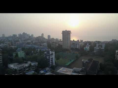 Drone footage of the urban art installation by Chifumi Krohom