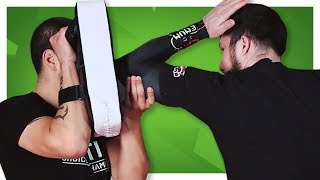 ОПАСНЫЙ ТАЙСКИЙ ЛОКОТЬ ✔ Прямой Удар Локтем в ГОЛОВУ