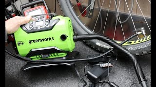 Greenworks 24V Portable Air 160 PSI Compressor/Inflator. Greenworks makes 100's of battery tools!