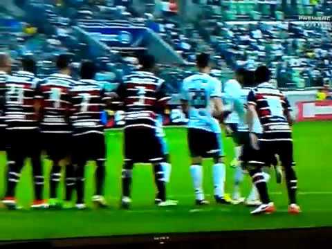 Gol de falta do Jean