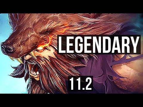 UDYR vs LILLIA (JUNGLE) (DEFEAT) | Rank 2 Udyr, 12/1/4, Legendary | KR Challenger | v11.2