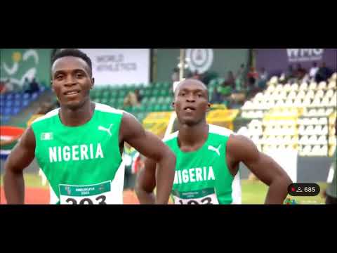 FULL RACE 200M U18 MEN FINAL. CAA AFRICAN U18 AND U20 ATHLETICS CHAMPIONSHIPS