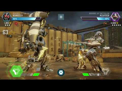 3⭐ Mixmaster melt down 5⭐ Megatron ROTF. Transformers Forged to fight