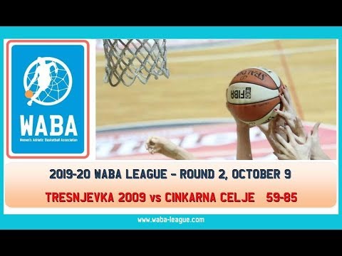 WABA 2019/20 R2 Tresnjevka 2009-Cinkarna Celje 59-85 (09/10)