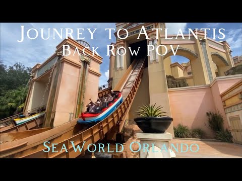 Back row point of view footage of Journey to Atlantis