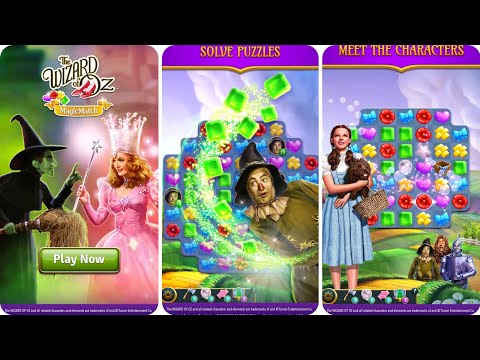 The Wizard of Oz Magic Match 3 - Gameplay (by Zynga)