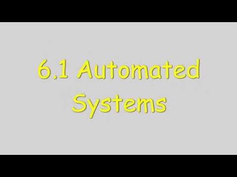 6.1-Automated Systems - Computer Science 2210 Lecture