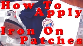 How To Apply Iron On Patches