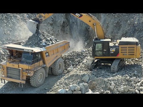 Heavy Equipment Working On Aggregate Quarry - Sotiriadis/Labrianidis 4k