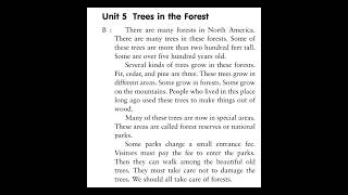 Unit 5. Trees in the Forest
