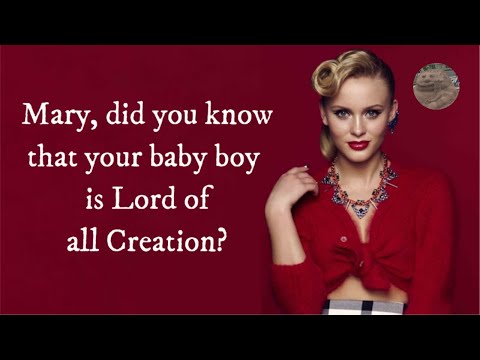 Zara Larsson - Mary, Did You Know? (Lyrics Video)
