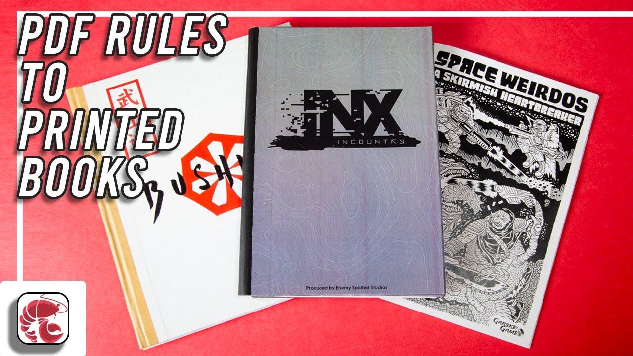 Easily Turn PDF Wargame Rules Into Bound Books