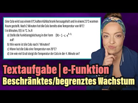 Word problem limited growth limited growth with e function