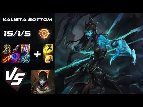 BOTTOM Kalista vs Jhin - NA Grandmaster Patch 14.11
