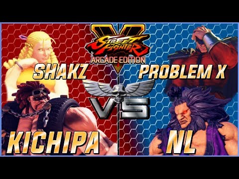 SFV AE 💥 SHAKZ (Karin) & KICHIPA (Abigail) VS. PROBLEM X (M.Bison) & UYU NL (Akuma) 🔥 NRSFV