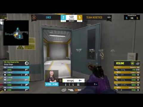 sergej 4k in a semi-buy round [Team Heretics vs. ENCE - ESL One: Road to Rio (esl_csgob clip)]