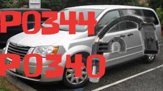 P0340 P0344 Chrysler Town And Country * How to camshaft position sensor | Custom Auto Connection |