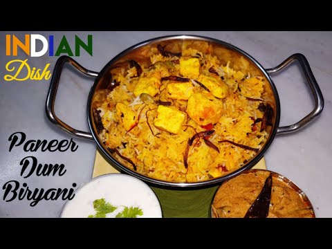 Paneer Dum Biryani || పనీర్ ధం బిర్యానీ || Restaurant Style Paneer Dum Biryani Recipe in Telugu 😋👌