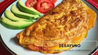 DESAYUNO CON PROTEINA Y BAJO EN CARBOHIDRATOS , KETO / MAY #cocinasabrosoconmay #desayuno