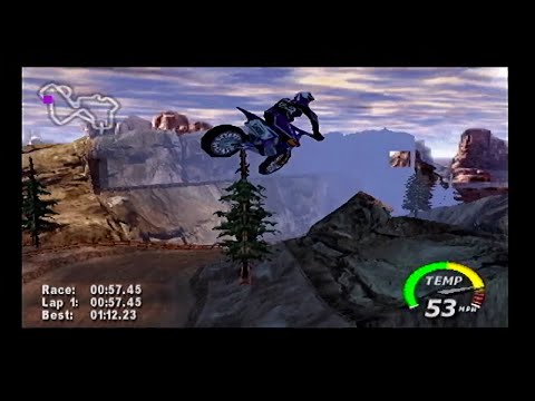 Excitebike 64 Gravel Pit Big Jumps