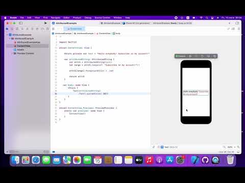 How to use AttributedString with SwiftUI