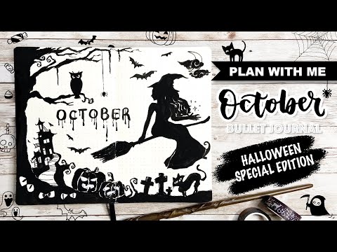 [PLAN WITH ME] Halloween Special Edition Bullet Journal | October 2020