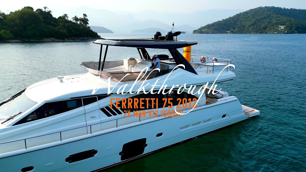 Yacht à Venda | Welcome to LUDIBRU | FERRETTI 750 (75) 2012 | Walkthrough | Cézar Ota