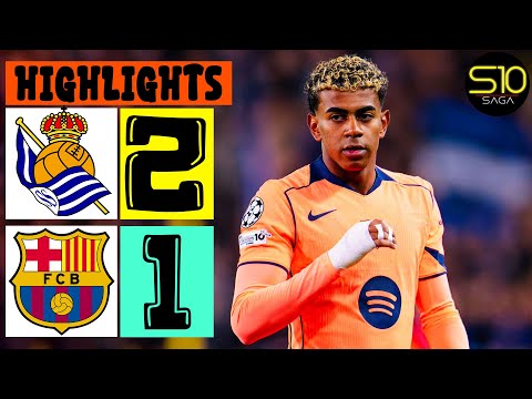 Real Sociedad vs Barcelona 2-1🔥Laliga EA Sports | All Goals and Football Highlights 2026