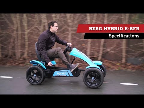 Mašinėlė GO-kartas Berg Extra Mėlyna BFR (iki 100kg) video