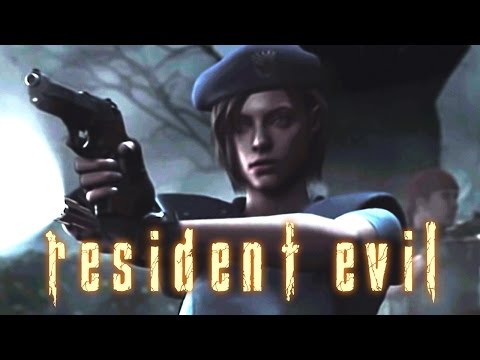 RESIDENT EVIL HD REMASTER All Custscenes (Full Game Movie) 1080p HD
