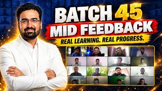 Batch 45 Mid-Batch Feedback | Multi-Cloud & DevOps with AI 🚀 | 55 Sessions Journey