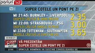 Super cotele UN PONT PE ZI » Miercuri, valori de 2.35, 3.00 si 3.65!