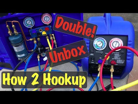 New R134a Refrigerant Recovery Machine System Setup and Overview (Mastercool 69000 & 69500)