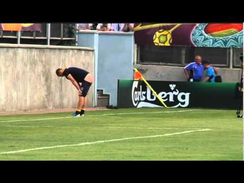 Treino Polemico  da Suécia Training the selection of sweden euro 2012