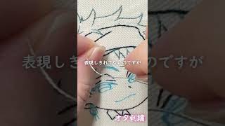 ツイステのカリム君を刺繍しました #刺繍 #ツイステ #カリム