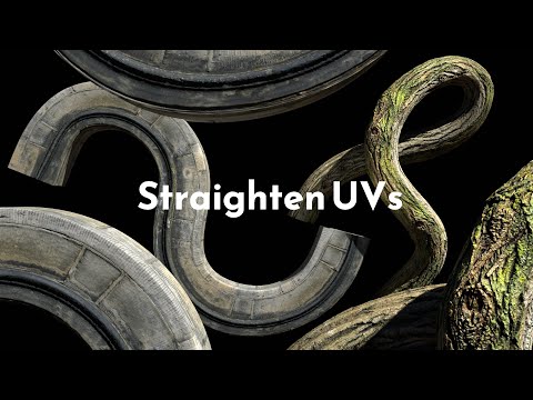 How to Straighten UV's (Mio3 UV, UVTools, TexTools) - Blender Secrets