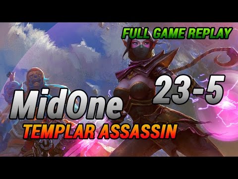 templar assassin dota 2 pro gameplay MidOne fullgame