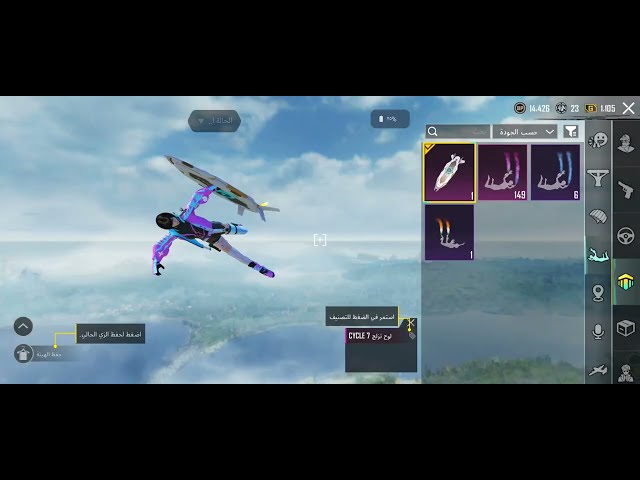 حساب ببجي عالمية  كل مسج