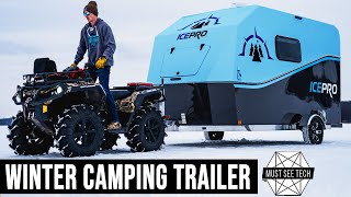 Ideal Camper Trailer for Winter Fishing: 2024 IcePro Caravan Review